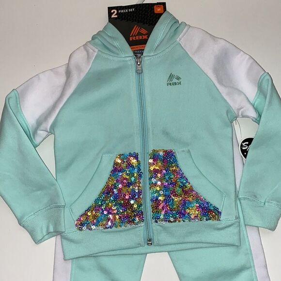 RBX girl size 3T New 2 pc  set - Picture 2 of 3